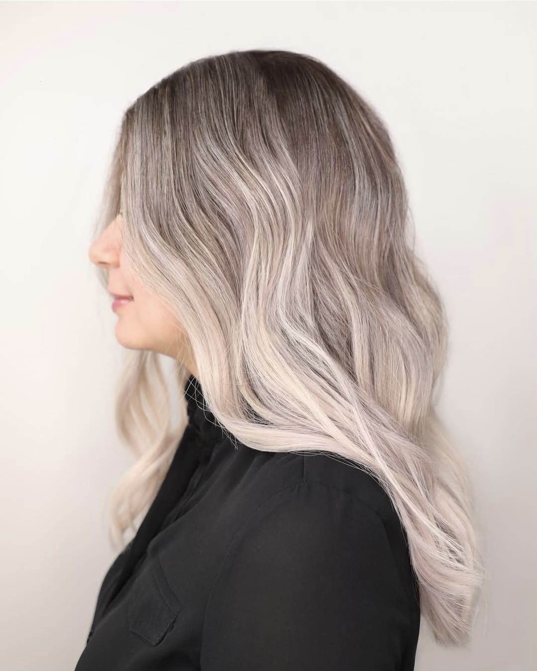 Koelblonde balayage